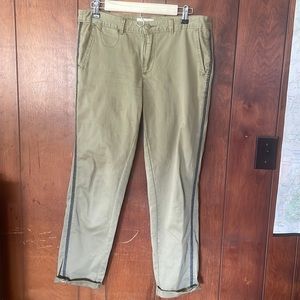 Anthropologie Chino Relaxed Pants - Green